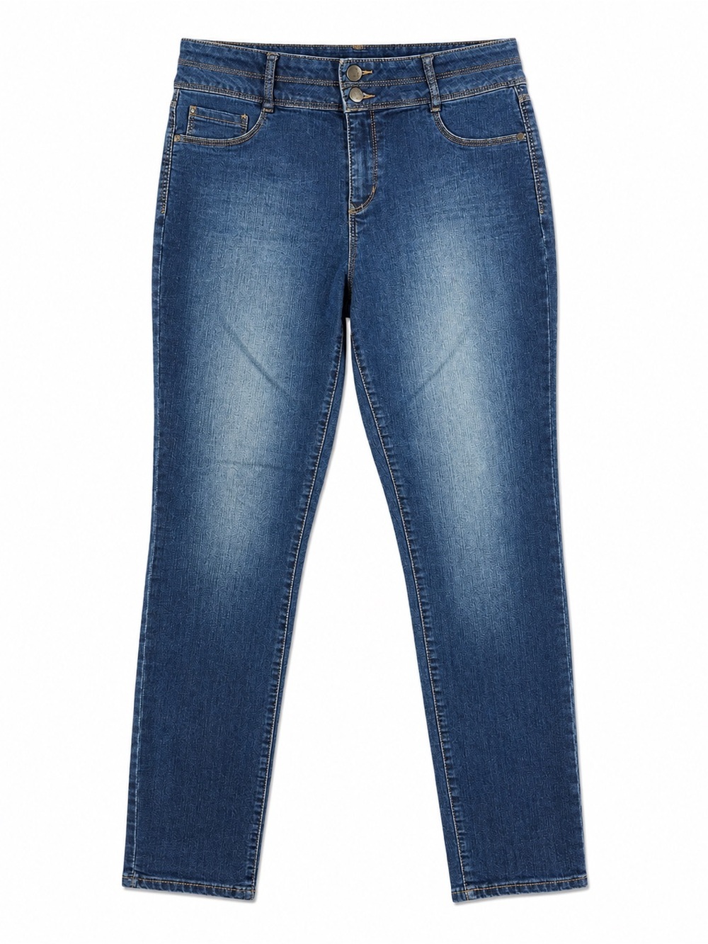 d.jeans Dark Wash Stretch Cotton Blend Straight Leg Jeans Size 12
